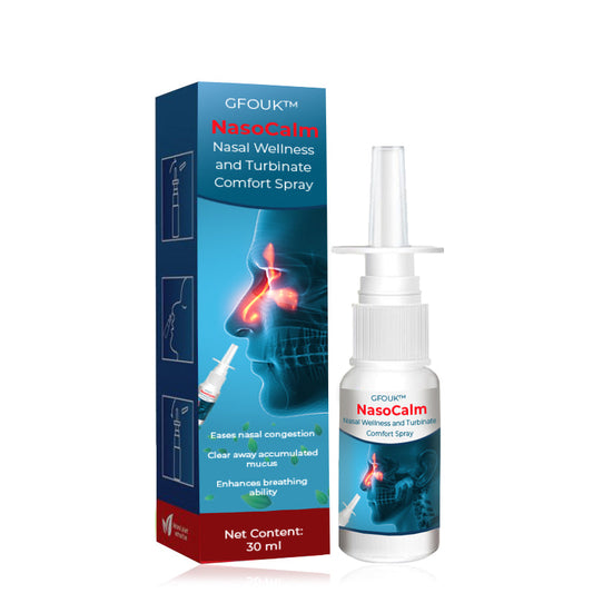 GFOUK™ NasoCalm Spray per il Benessere Nasale e il Comfort dei Turbinati